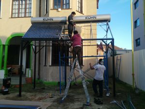 instalación de termo solar Heat Pipe