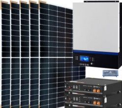 Kit solar 5000w Off Grid generación fotovoltaica sistema aislado